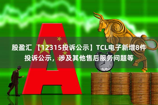 股盈汇 【12315投诉公示】TCL电子新增8件投诉公示，涉及其他售后服务问题等